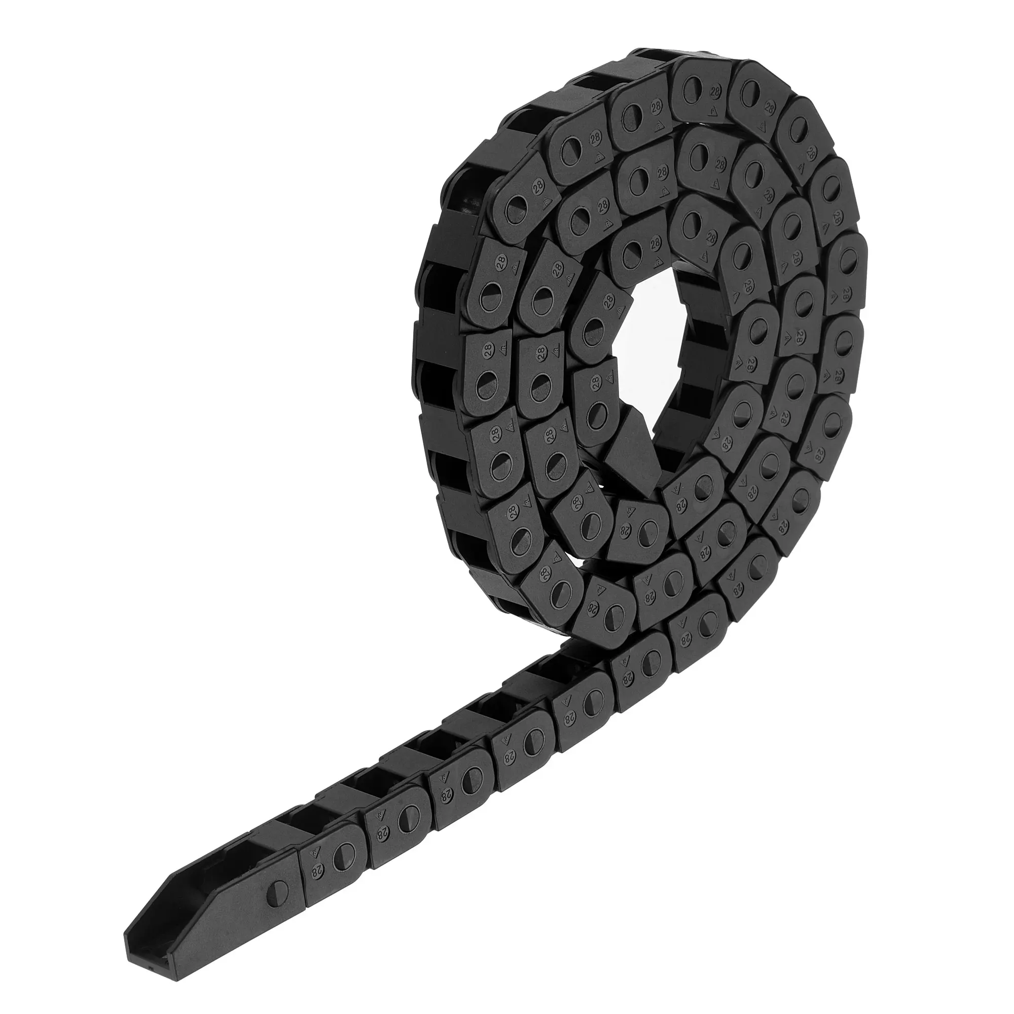 

Uxcell R28 10x10 мм Цепной кабель несущего типа 1 м w торцевые разъемы для электрических станков с ЧПУ