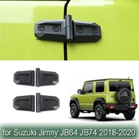 car engine hood door hinge decoration cover trim sticker for suzuki jimny jb64 jb74 2018 2020 auto mouldings accessories