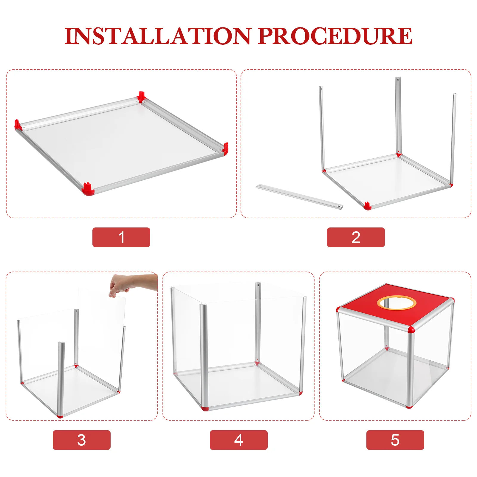 Лотерейный ящик лотерейные коробки металлический алюминиевый сплав контейнер