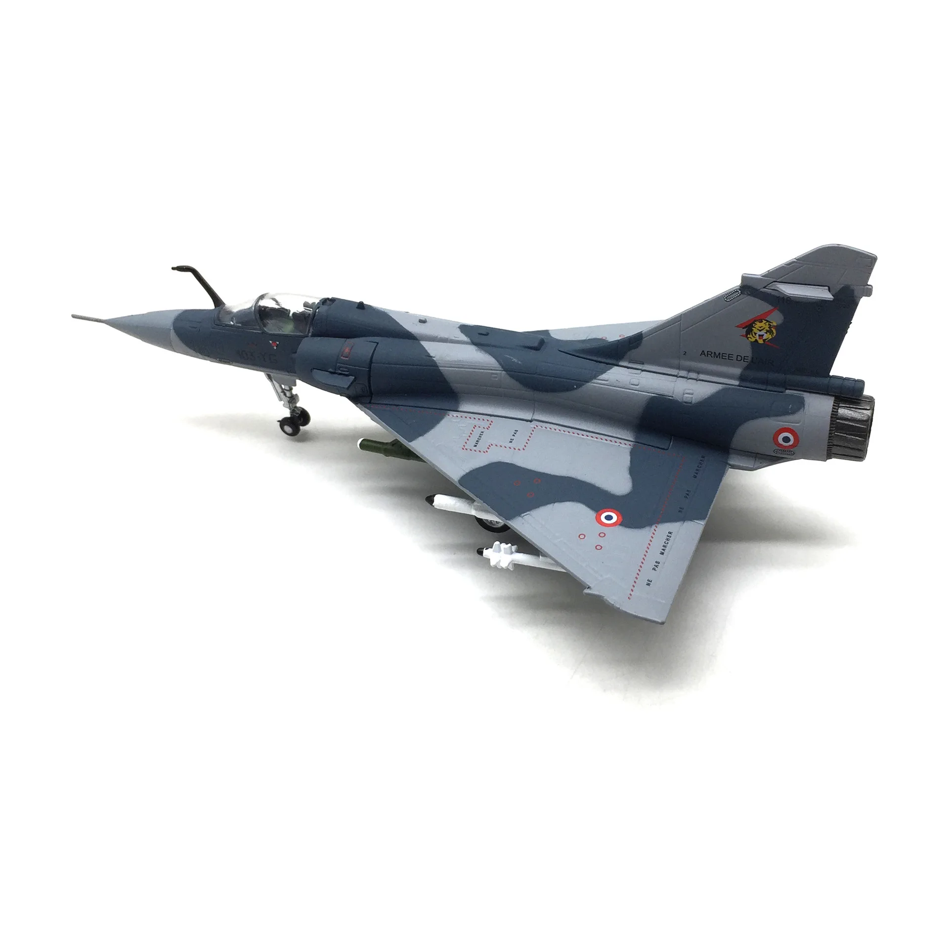Фото Масштаб 1:100, игрушки Mirage для мальчиков и детей, модель истребителя Франции 2000, коллекция и витрина, подарок, модель из сплава 2000, мини-модель самолета №4