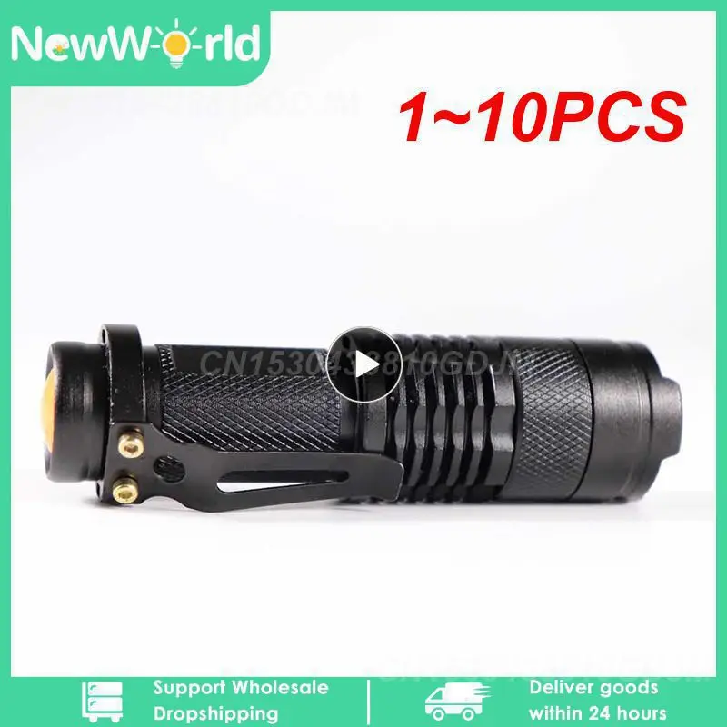 

1-10 шт., водонепроницаемый фонарик с 3 режимами освещения