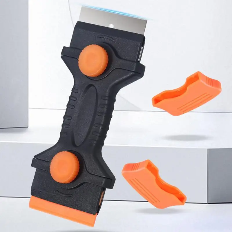 Скребок для краски стекла скребок печки с двойными краями многофункциональный