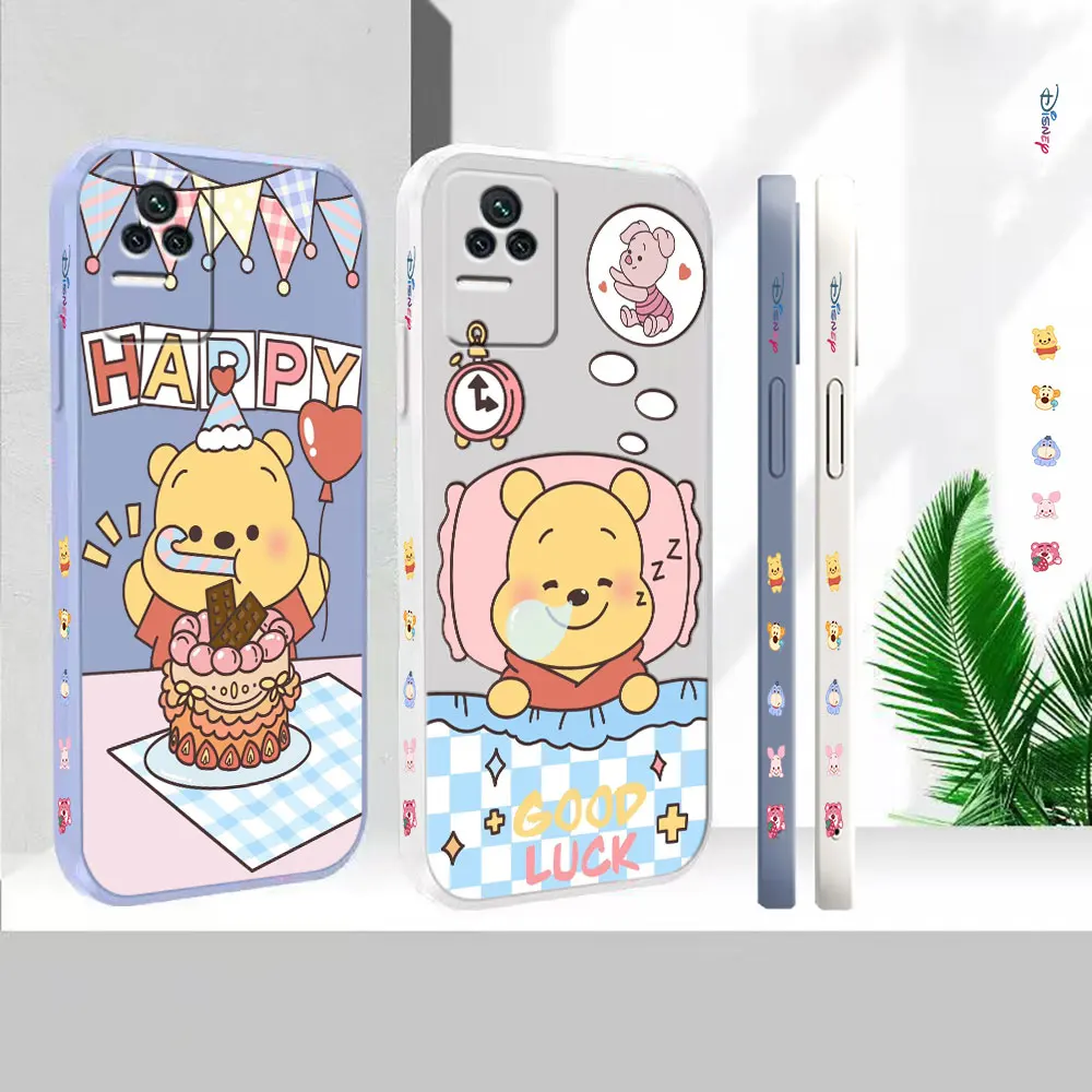 

Anime Cute Winnie The Pooh Case For Redmi K60E K60 K50 K40S K40 K30 K20 12C 10C 9A 9 8A 8 10X 10A 10 9AT 9C Pro 5G Cover Funda