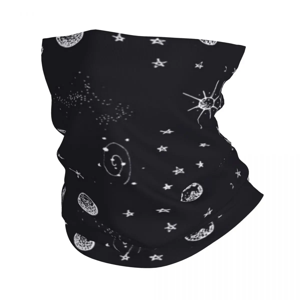 

Black Starry Sky Transform Your Look Versatile And Stylish Bandana Mask Scarves Buffs Neck Warmer Cycling Motorcycle Scarf