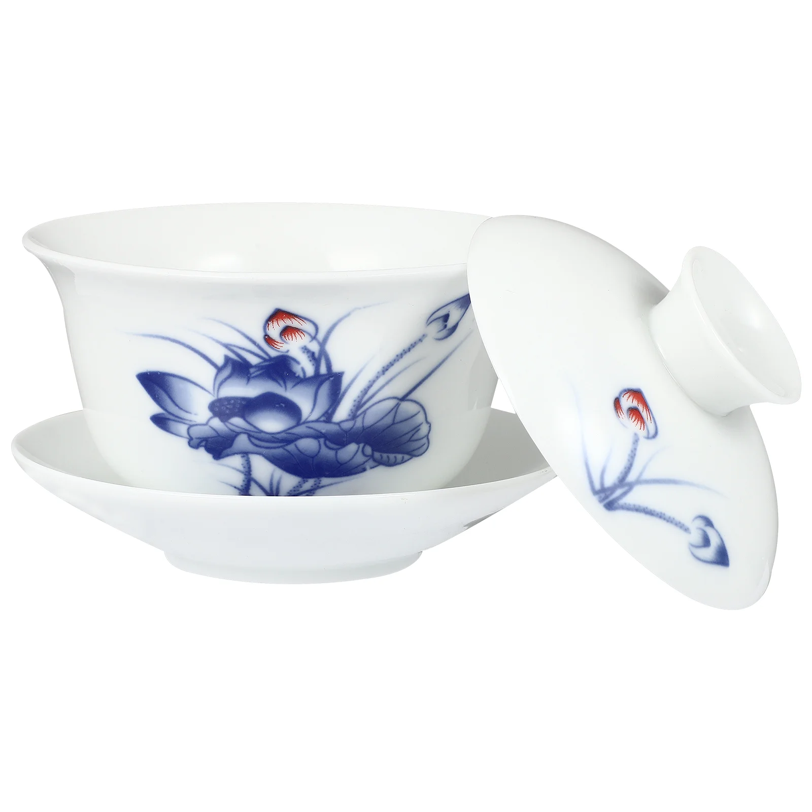 

Керамическая чайная чашка Gongfu с крышкой, 1 комплект