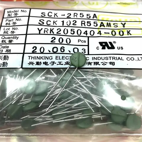 10pcs/Lot  New   SCK102R55AMSY  SCK-2R55A  SCK102R55A  NTC 25 OHM IMAX 5A PMAX 2.4W