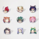 Мультяшные аниме акриловые булавки для лацканов мой герой Академия мидория изюку все могут Тодороки шото эпоксидные булавки значок