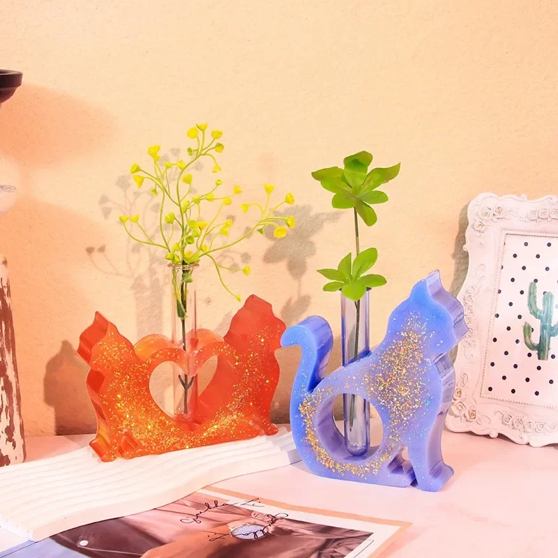 Силиконовая форма для бетона животных цветов органов гипсовая самостоятельного