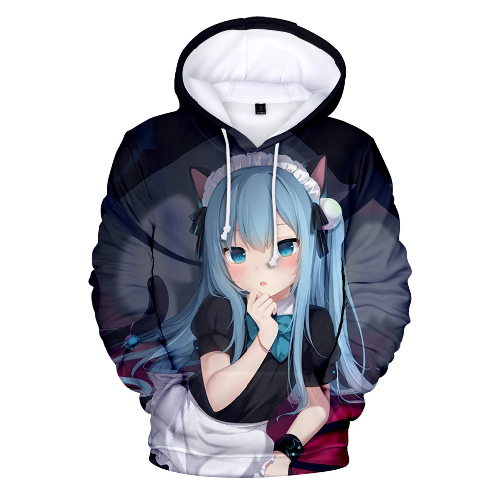 

Trendy Funny Manga Cute Girl Nekoha Shizuku 3D print Hoodies Sweatshirts Boys/Girls Sweatshirt Adult Child Streetwear Pullovers