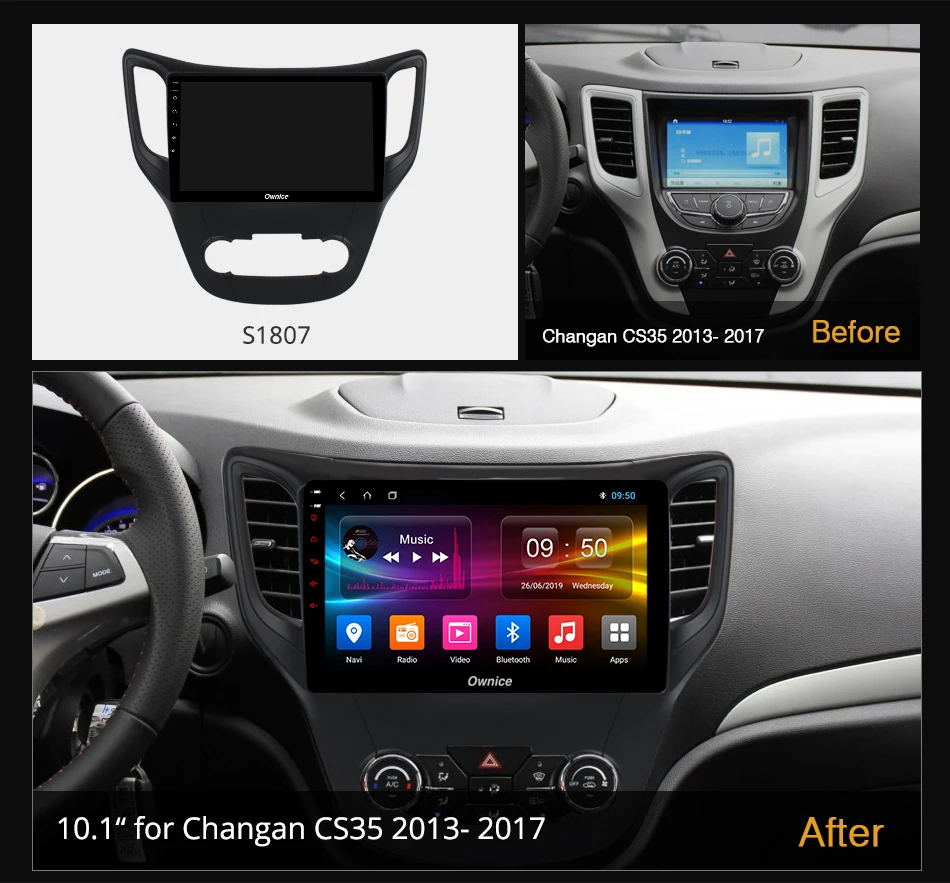 6G + 128G Ownice Android 10 0 автомобильное радио GPS для Changan CS35 2013 - 2017 Navi Setreo System с 4G LTE DSP SPDIF BT 5