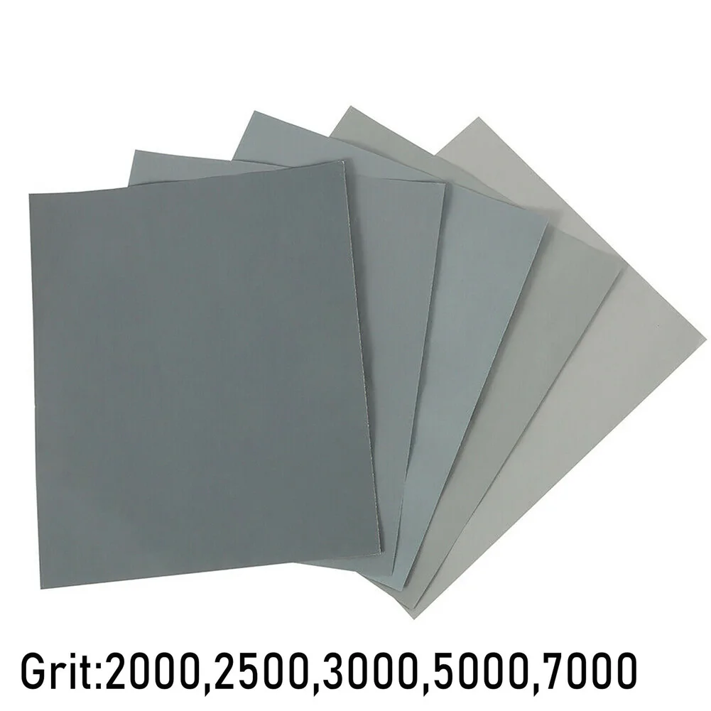 

5/10/15pcs Abrasive Sheet For Repairing Car Polishing Paint 2000-7000 Grit Carborundum Sandpaper Kit Grinding Tool Accessories