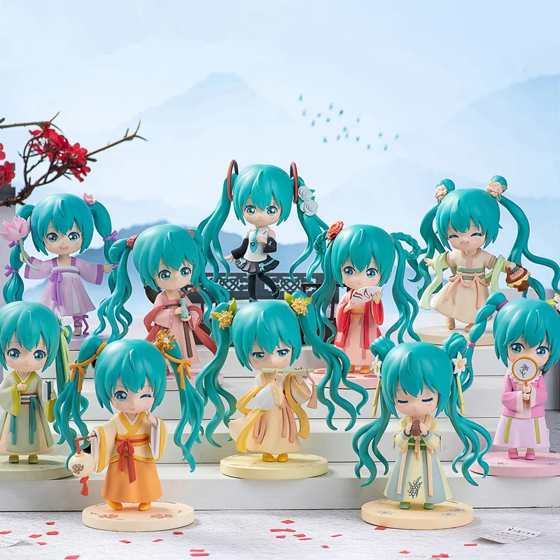 

Hatsune Miku Cloud Clothes Ancient Style Series Action Doll Toy Model Animation Doll Ornaments Hidden Collection Children's Gift