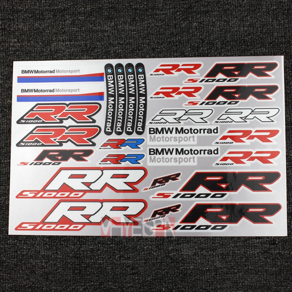 

Motorcycle LOGO REFLECTIVE Stickers Decals for BMW S1000R S1000 R 2020