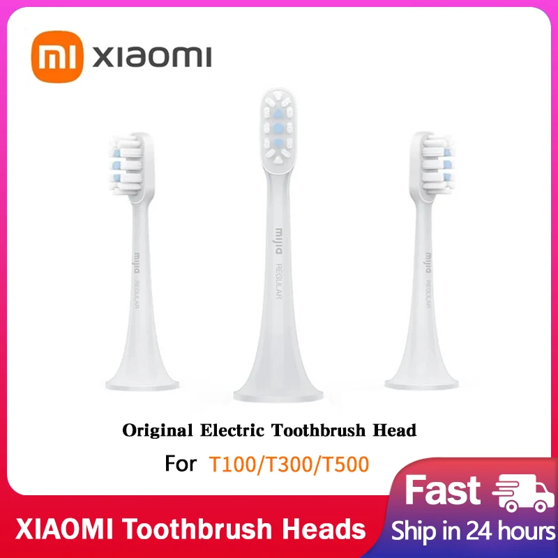 

Original Xiaomi Mijia T300 T500 T100 Toothbrush Head Ultrasonic Electric Toothbrush Head Replacement Toothbrush Nozzles 3 Pcs