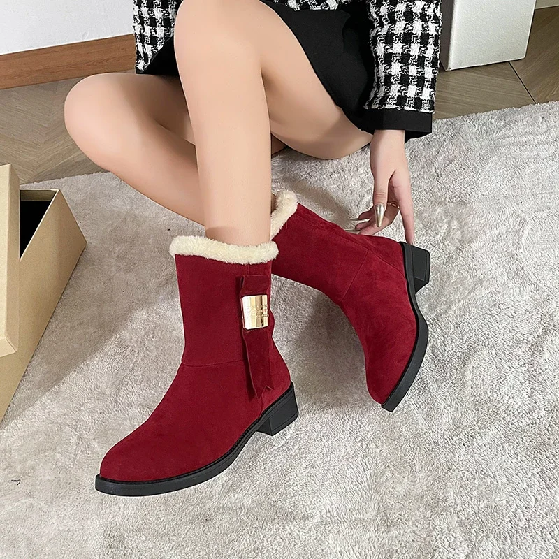 2024 женская обувь высокого качества женские ботинки без шнуровки модные