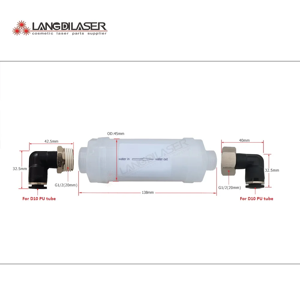 

Фильтр для воды, полипропилен, хлопок, для труб D10 и D12