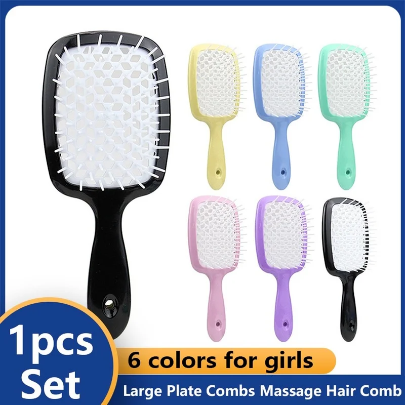 

Профессиональные спутанные искусственные Инструменты для укладки волос Большая пластина расчески для массажа волос