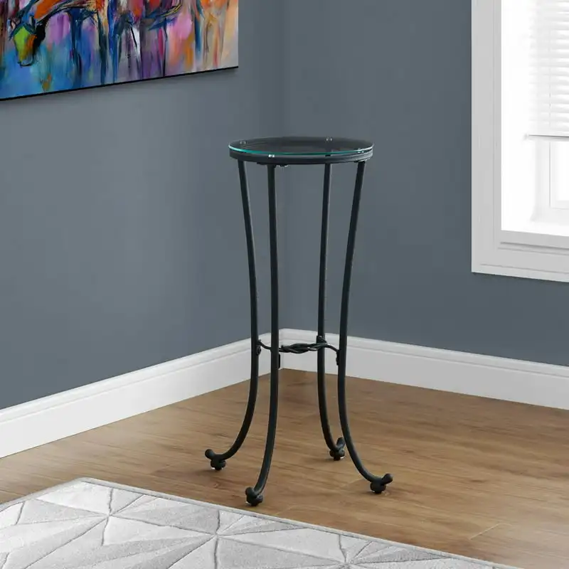 

Round Tempered Glass End Table