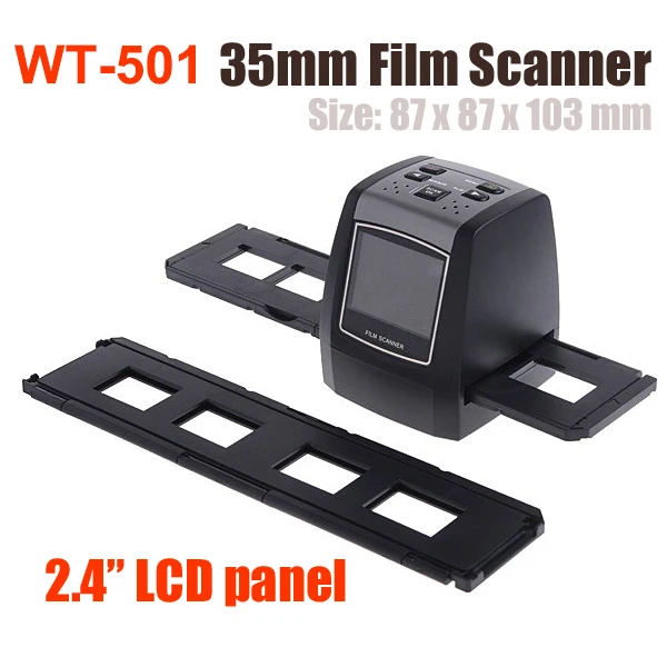 

Winait 35mm 135 negative and slide film scanner with 2.4'' Color display film converter