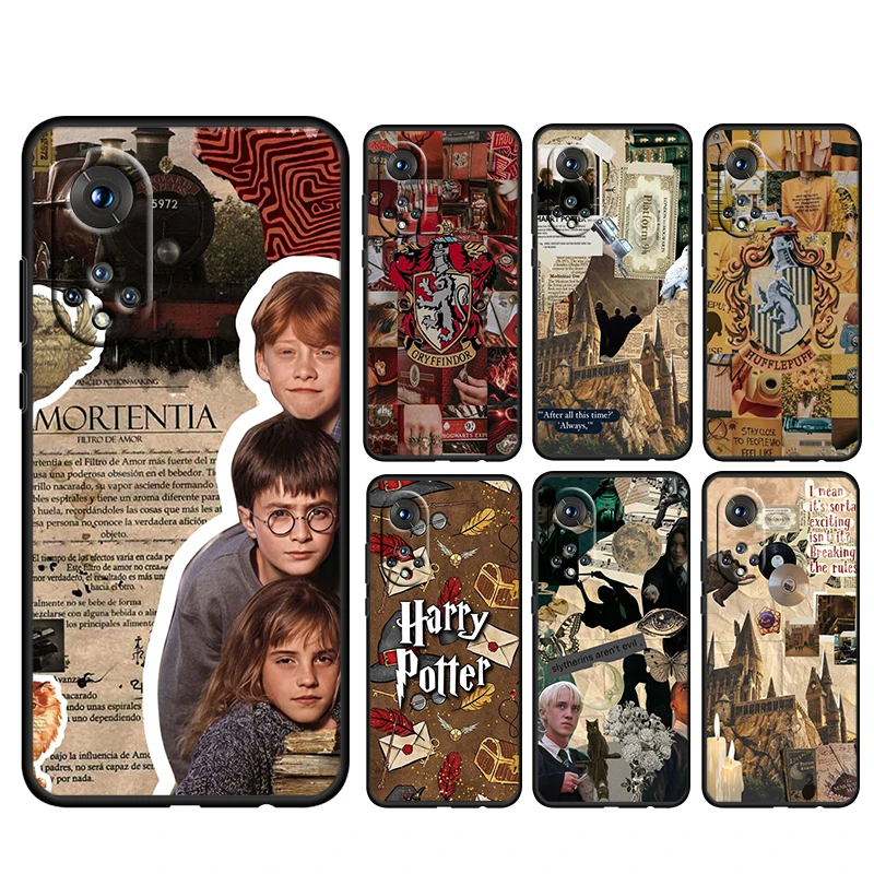 

Cute harrys P-potterS For Honor 80 70 60 50 X30 9C 9X 9A 8X MAX Pro Plus Lite SE Soft Silicone Black Phone Case