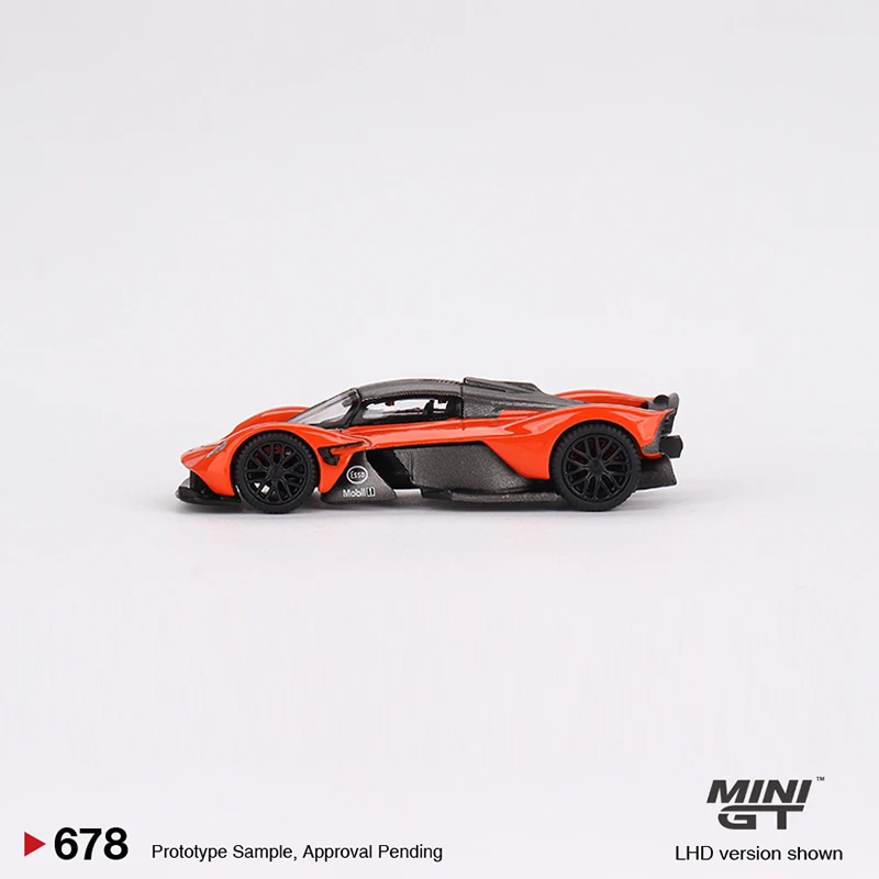 Фото Модель автомобиля из сплава MINIGT 1:64 Maximum, литой спортивный автомобиль Valkyrie # 678 Оранжевый №2