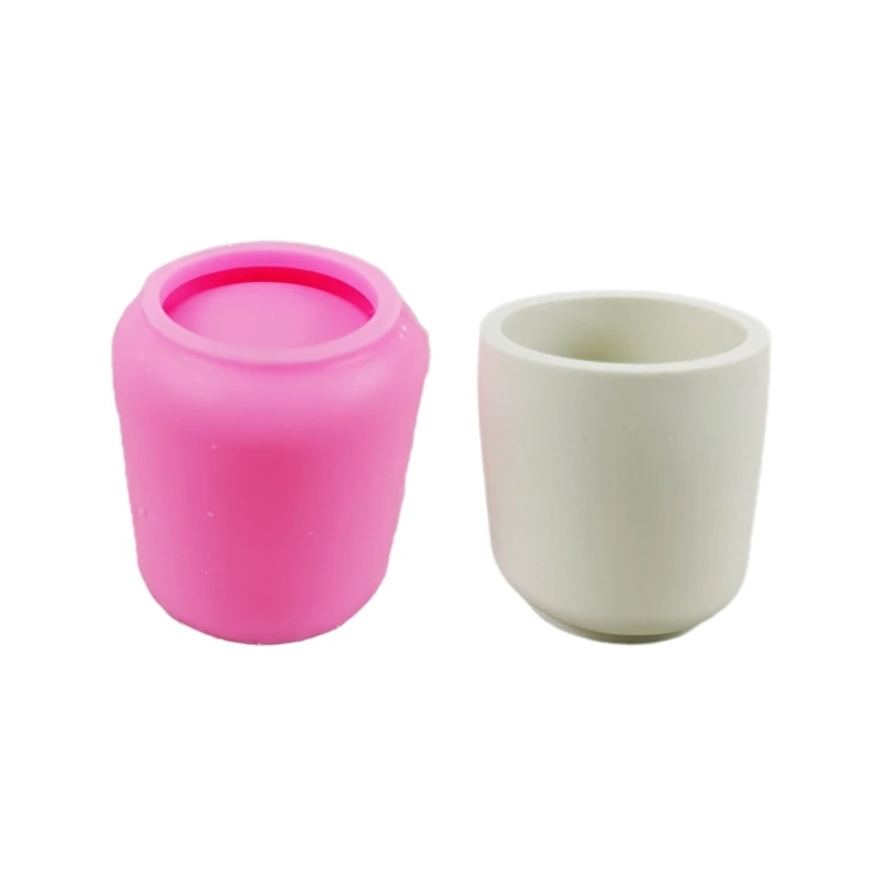 

Makeup Brush Holder Organizer Mold Flower Planter Pot Molds,Cylinder Resin Mold