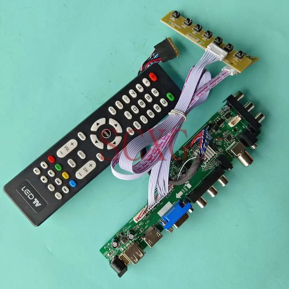 

Рабочий совместимый с планшетом драйвера платы управления 1366 768 USB AV VGA HDMI 14,5 "LVDS 40 Pin