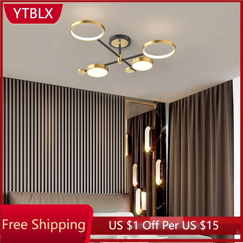 

Люстра для гостиной, лампы в скандинавском стиле, Современная Минималистичная атмосфера, домашнее освещение, роскошная модная Высококачес...