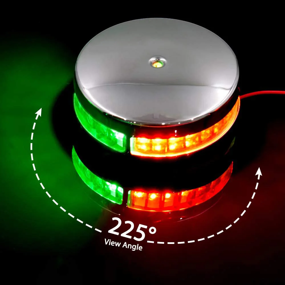 Подсветка для лодки двухцветная подсветка навигации красная и зеленая