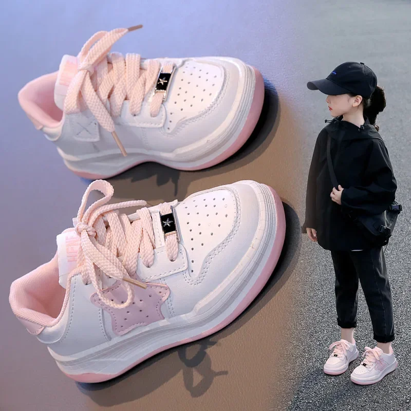 Детские кроссовки со звездами повседневная Нескользящая спортивная обувь