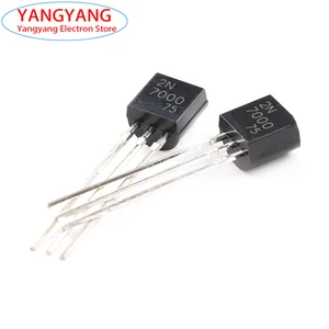 10-50-100pcs/Lot New 2N7000 TO-92 Small Signal MOSFET N-Channel Triode Transistor Original TO92 7000