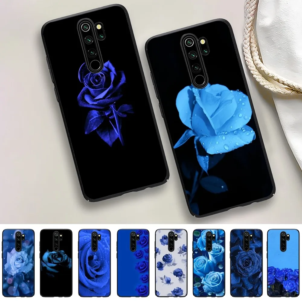 

Blue rose flower Phone Case For Redmi Note 4 X 5 A 6 7 8 Pro T 9 Pro 9S 10 Pro 11 Pro 11S 11Epro PocoM3pro