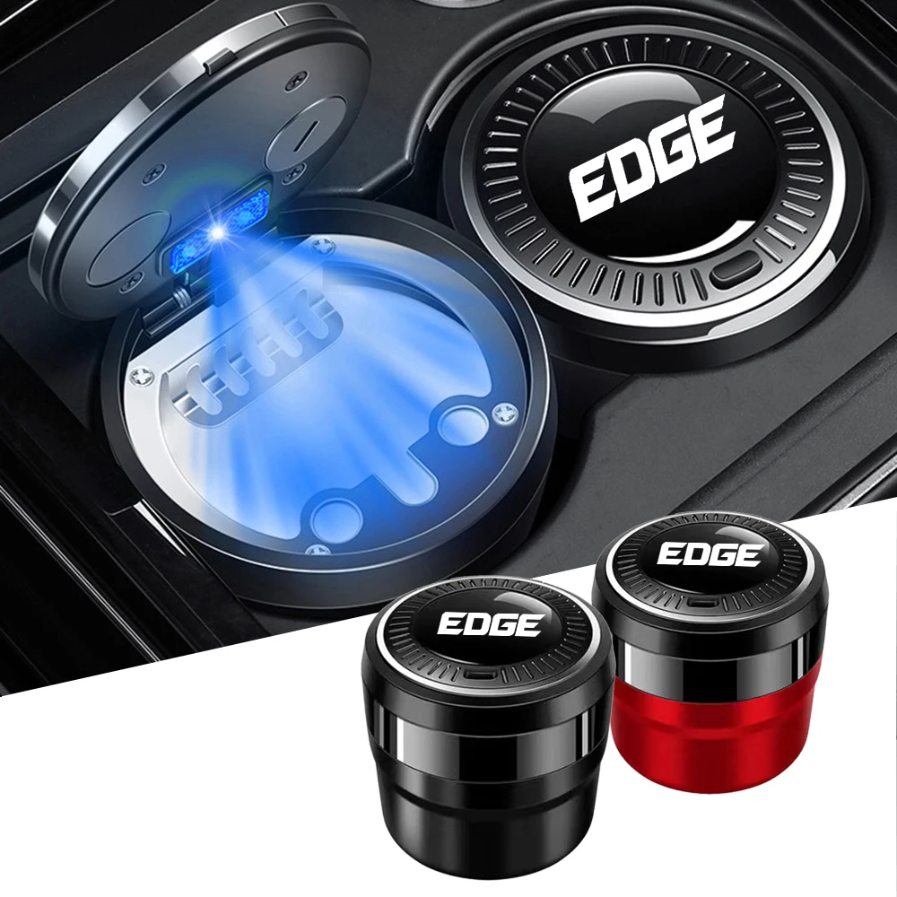 

Car Cigarette Ashtray Cup With Lid Portable Detachable Vehicle Ashtray Holder Box for Ford EDGE Auto accessories Interior
