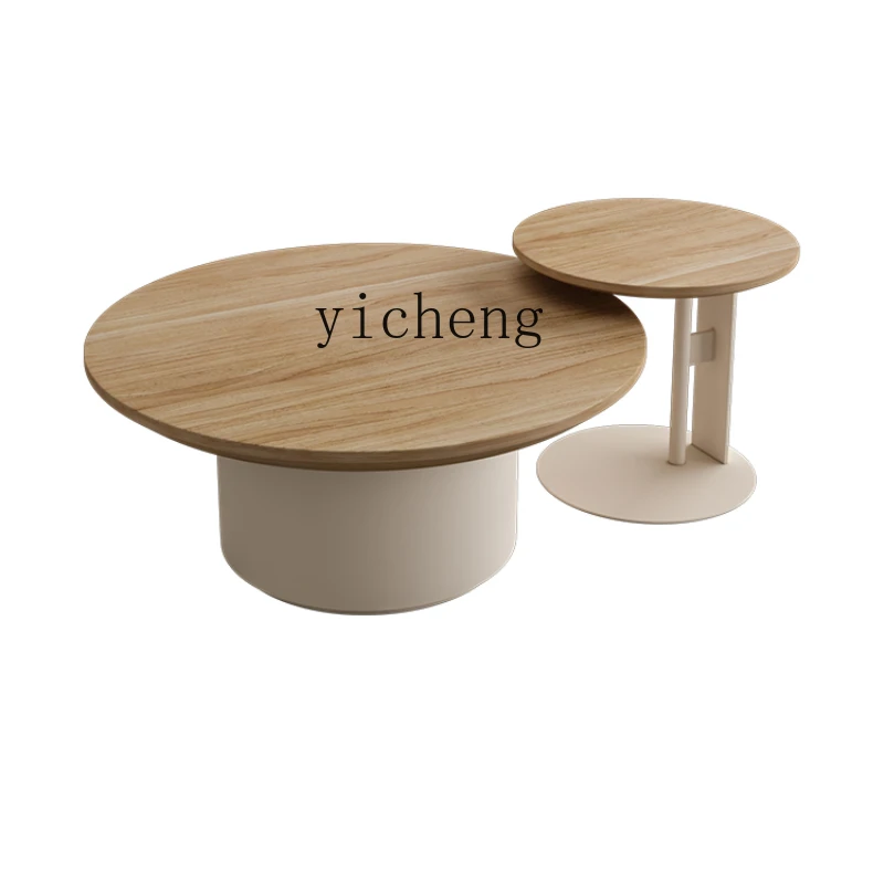 

XL Solid Wood Tea Table Small Tea Table Size round Combination Small Apartment Tea Table Sofa Side Table