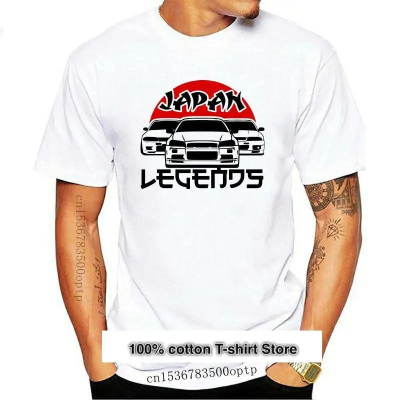 

Camiseta de Japón LEGENDS Niss Skyline R32 R33 R34, ropa de calle divertida para hombre, novedad de 2020