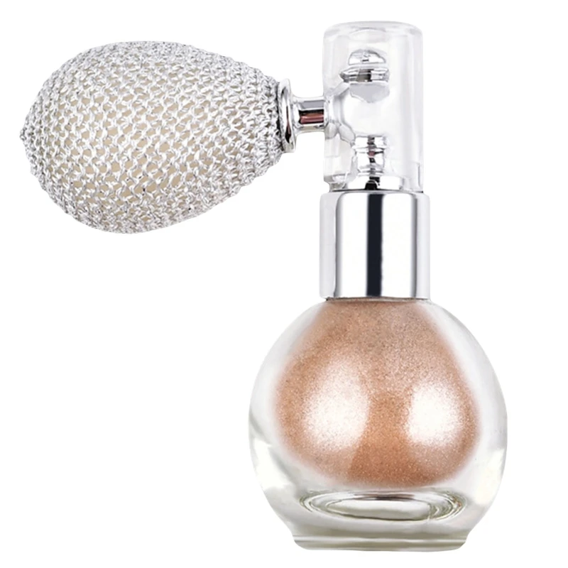 

High Gloss Powder Glitter Highlighter Makeup Spray for Face Body Eyeshadow Hair Cosmetic Pressed Powder Loose 2022 New