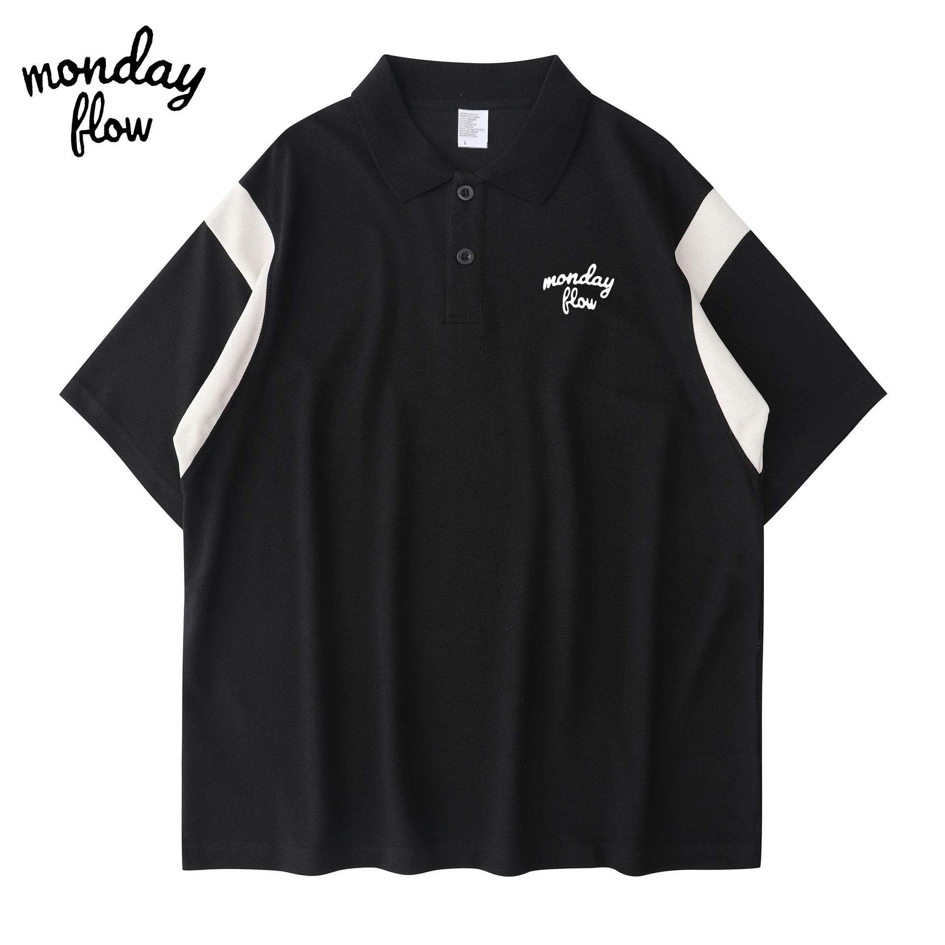 Мужская спортивная быстросохнущая рубашка для гольфа с коротким рукавом и