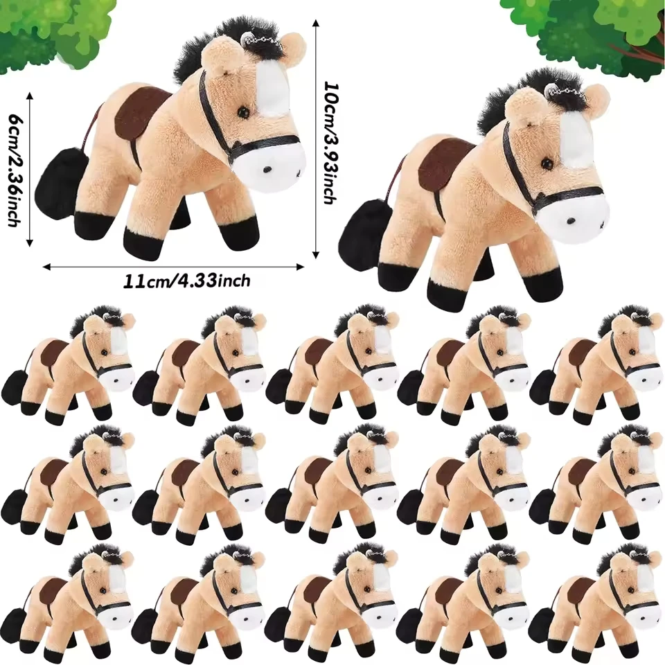 Мягкие лошадки Szkoy, набор из 12-48 штук елена игоревна тарусина лошадки