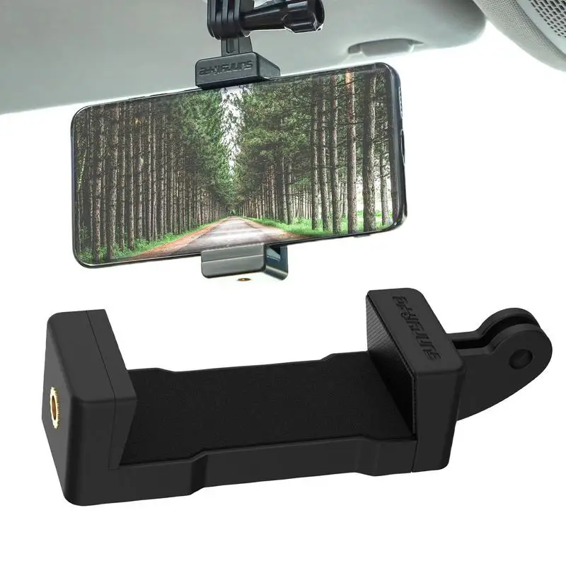 

Автомобильный держатель для телефона на солнцезащитный козырек, вращающийся на 360 градусов Автомобильный держатель для телефона, регулируемое автомобильное крепление на солнцезащитный козырек, держатель для брелка, автомобильный держатель для телефона