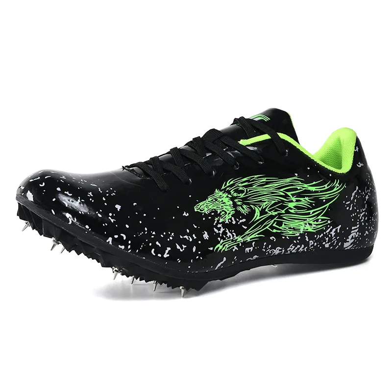 Studded boots Men Speed Shoes Jump Sprint Sport Athletics Spikes Running Women Ladies Lightweight Training Nail Sneakers