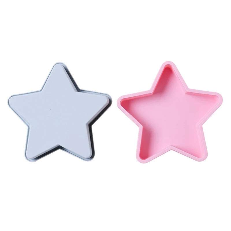 

Pentagram Shaped Mousse Moulds Silicone Material for Kitchen Cake Fondant Baking