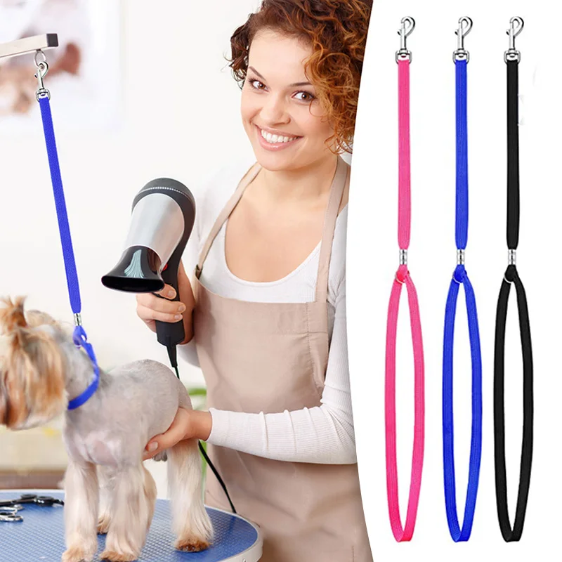

Pet Grooming Loops Nylon Restraint Noose Adjustable No-Sit Haunch Holder For Cat Dog High Quality Dog Cat Safety Rope Leash Lead