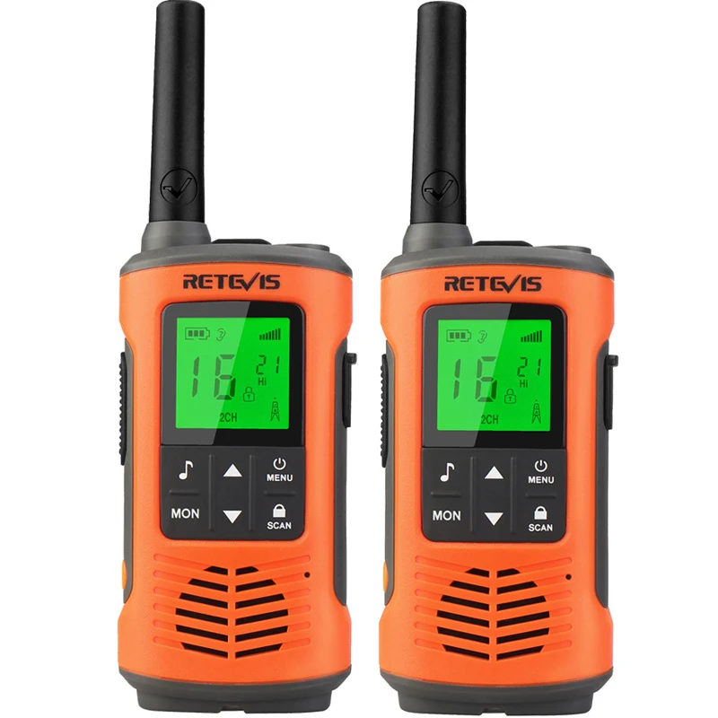 Retevis RT45P Walkie Talkie IP67 Водонепроницаемый 2 шт. PMR446 Walkie-talkies для взрослых Motorola