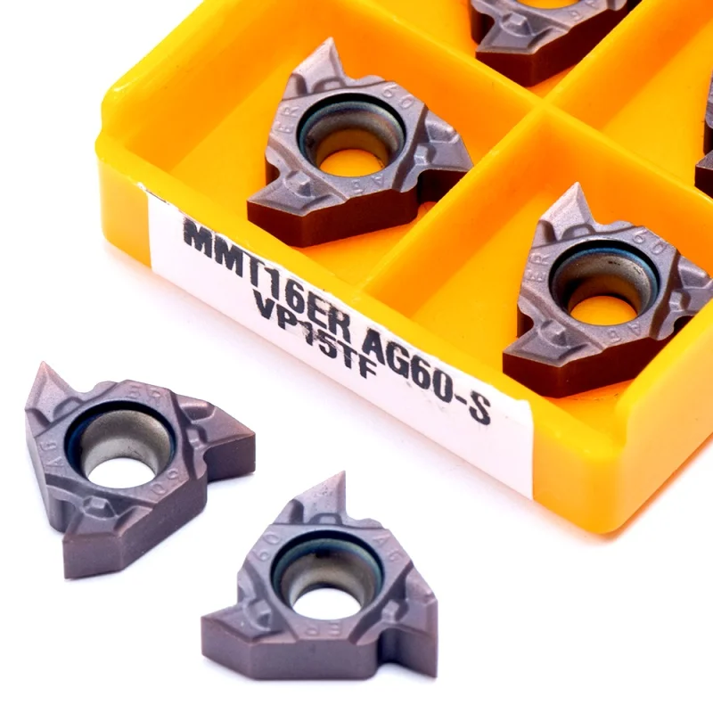 Фото MMT16IR MMT16ER AG60-S VP15TF UE6020 US735 Резьбовая фреза Твердосплавный инструмент MMT 16ER 16IR AG60-S VP15TF UE6020 Токарный инструмент №2
