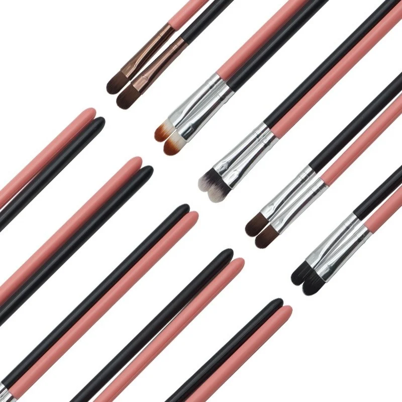 

Long handle Eyeshadow Brush 5pcs Portable Eyebrow Sponge Stick Eyeshadow Applicator Eyeshadow Cosmetic Beauty Makeup Tools