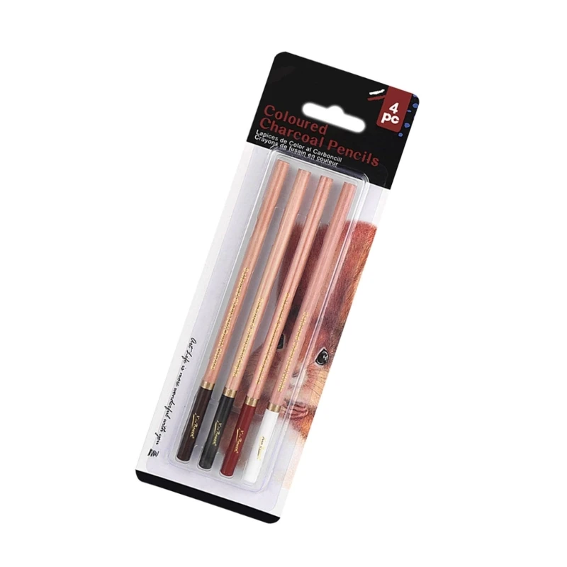 2/3/4 шт./компл. ручка для рисования белый угольный карандаш белые карандаши