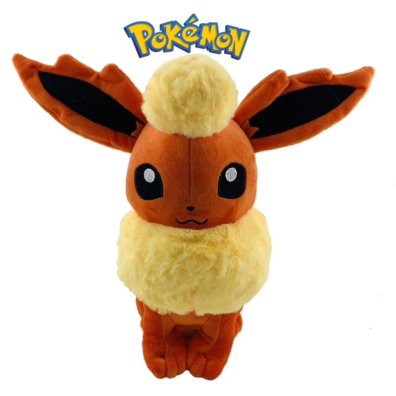 

30cm TAKARA TOMY Pokemon Plush Flareon Stuffed Toy Anime Plush Pillow Kawaii Fire Eevee Pokémon Decor Doll Xmas Gift Toy for Kid