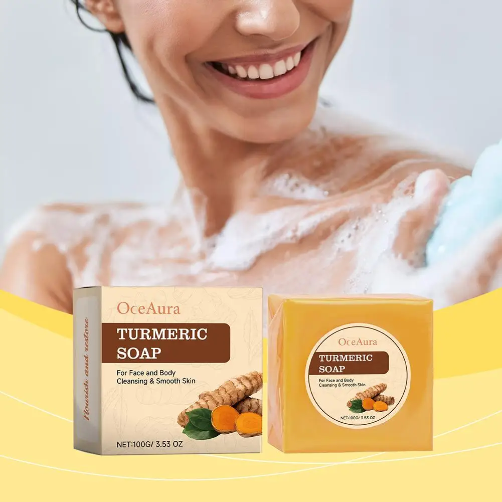 100 г куркума койевая кислота светящееся мыло удаление акне в темных тонах