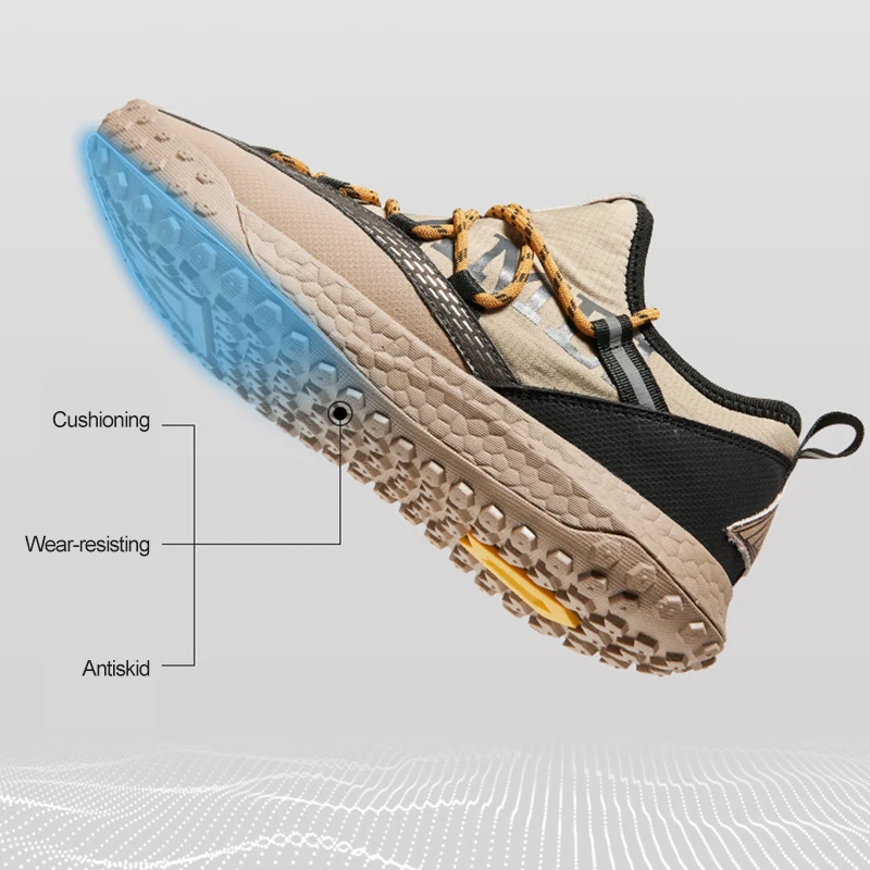 GOLDEN CAMEL Outdoor Men's Walking Shoes Urban Cushioning Male Sneakers Grip Toe Protection Hiking Shoes for Men 2023 Spring New