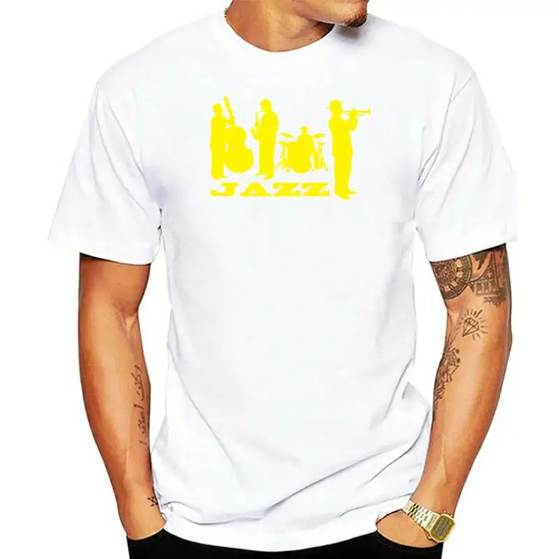 

Jazz Vinyl Printed Mens T Shirt men t shirt